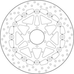 Disque avant BREMBO 78B40888 1400 AUDACE ABS 15-17 semi FLOTTANT Disque avant BREMBO 78B40888 1400 AUDACE ABS 15-17 semi FLOTTANT
