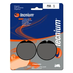Plaquettes de frein TECNIUM MA1 Organique Plaquettes de frein TECNIUM MA1 Organique