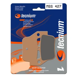 Plaquette de frein TECNIUM MSS427 métal fritté SYM MAXSYM 600I ABS Plaquette de frein TECNIUM MSS427 métal fritté SYM MAXSYM 600I ABS
