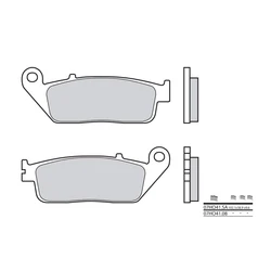 Plaquette de frein BREMBO type 07HO41LA métal fritté route Plaquette de frein BREMBO type 07HO41LA métal fritté route