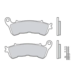 Plaquette de frein BREMBO type 07HO57LA métal fritté route Plaquette de frein BREMBO type 07HO57LA métal fritté route