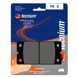 Plaquettes de frein TECNIUM MA6 Organique Plaquettes de frein TECNIUM MA6 Organique