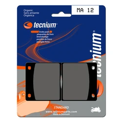 Plaquettes de frein TECNIUM MA12 Organique Plaquettes de frein TECNIUM MA12 Organique