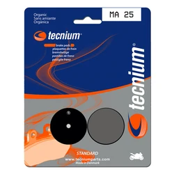 Plaquettes de frein TECNIUM MA25 Organique Plaquettes de frein TECNIUM MA25 Organique