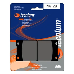 Plaquettes de frein TECNIUM MA26 Organique Plaquettes de frein TECNIUM MA26 Organique