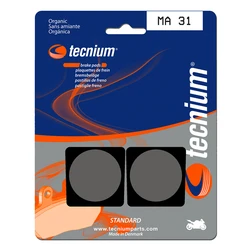 Plaquettes de frein TECNIUM MA31 Organique Plaquettes de frein TECNIUM MA31 Organique