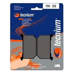Plaquettes de frein TECNIUM MA39 Organique Plaquettes de frein TECNIUM MA39 Organique