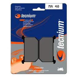 Plaquettes de frein TECNIUM MA40 Organique Plaquettes de frein TECNIUM MA40 Organique