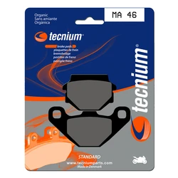 Plaquettes de frein TECNIUM MA46 Organique Plaquettes de frein TECNIUM MA46 Organique