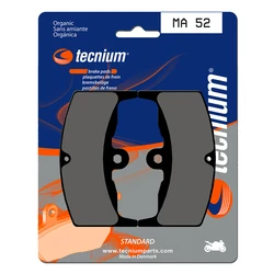 Plaquettes de frein TECNIUM MA52 Organique Plaquettes de frein TECNIUM MA52 Organique
