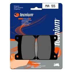 Plaquettes de frein TECNIUM  MA55 Organique Plaquettes de frein TECNIUM  MA55 Organique