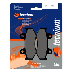 Plaquettes de frein TECNIUM MA58 Organique Plaquettes de frein TECNIUM MA58 Organique