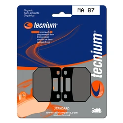Plaquettes de frein TECNIUM MA87 Organique Plaquettes de frein TECNIUM MA87 Organique