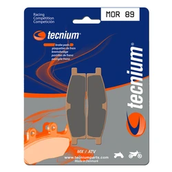 Plaquettes de frein TECNIUM MOR89 Métal fritté Plaquettes de frein TECNIUM MOR89 Métal fritté