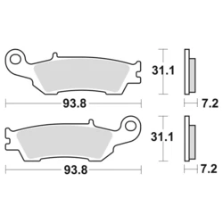 PLAQUETTES de FREIN BRAKING 929CM46 PLAQUETTES de FREIN BRAKING 929CM46