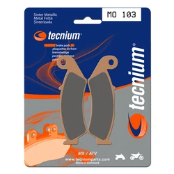 Plaquettes de frein TECNIUM MO103 Métal fritté Plaquettes de frein TECNIUM MO103 Métal fritté
