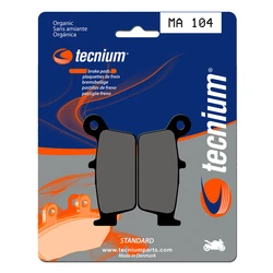 Plaquettes de frein TECNIUM MA104 Organique Plaquettes de frein TECNIUM MA104 Organique