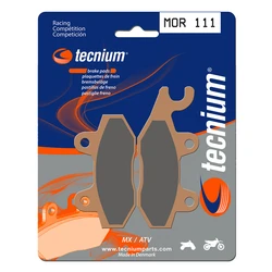 Plaquettes de frein TECNIUM MOR111 Métal fritté Plaquettes de frein TECNIUM MOR111 Métal fritté