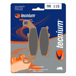 Plaquettes de frein TECNIUM MR115 Métal fritté. Plaquettes de frein TECNIUM MR115 Métal fritté.