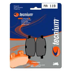 Plaquettes de frein TECNIUM MA119 Organique Plaquettes de frein TECNIUM MA119 Organique