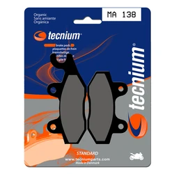 Plaquettes de frein TECNIUM MA138 Organique Plaquettes de frein TECNIUM MA138 Organique