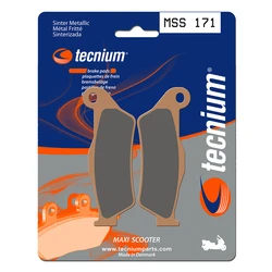 Plaquettes de frein TECNIUM MSS171 métal fritté. Plaquettes de frein TECNIUM MSS171 métal fritté.