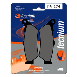 Plaquettes de frein TECNIUM MA174 Organique Plaquettes de frein TECNIUM MA174 Organique