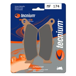 Plaquettes de frein TECNIUM MF174 Métal fritté Plaquettes de frein TECNIUM MF174 Métal fritté