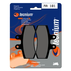 Plaquettes de frein TECNIUM MA181 Organique Plaquettes de frein TECNIUM MA181 Organique