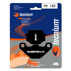 Plaquettes de frein TECNIUM MA192 Organique Plaquettes de frein TECNIUM MA192 Organique