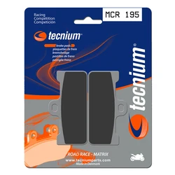 Plaquettes de frein TECNIUM MCR195 Métal Fritté Carbone Plaquettes de frein TECNIUM MCR195 Métal Fritté Carbone