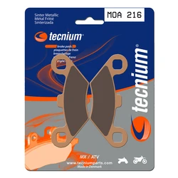 Plaquettes de frein TECNIUM MOA216 Métal fritté Plaquettes de frein TECNIUM MOA216 Métal fritté