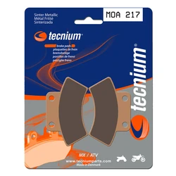 Plaquettes de frein TECNIUM MOA217 Métal fritté Plaquettes de frein TECNIUM MOA217 Métal fritté