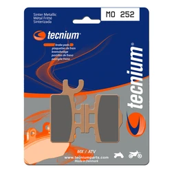 Plaquettes de frein TECNIUM MO252 Métal fritté Plaquettes de frein TECNIUM MO252 Métal fritté