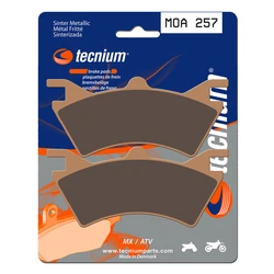 Plaquettes de frein TECNIUM MOA257 Métal fritté Plaquettes de frein TECNIUM MOA257 Métal fritté