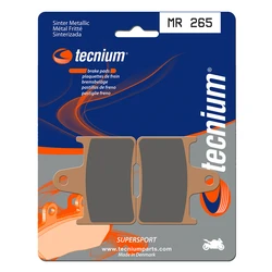 Plaquettes de frein TECNIUM MR265 Métal fritté. Plaquettes de frein TECNIUM MR265 Métal fritté.