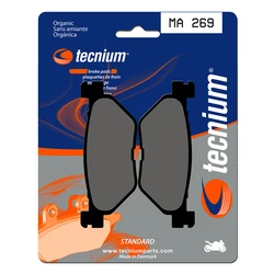 Plaquettes de frein TECNIUM MA269 Organique Plaquettes de frein TECNIUM MA269 Organique
