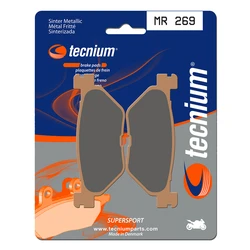 Plaquettes de frein TECNIUM MR269 Métal fritté. Plaquettes de frein TECNIUM MR269 Métal fritté.
