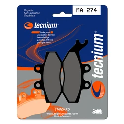 Plaquettes de frein TECNIUM MA274 Organique Plaquettes de frein TECNIUM MA274 Organique