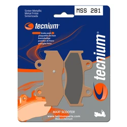 Plaquettes de frein TECNIUM MSS281 métal fritté. Plaquettes de frein TECNIUM MSS281 métal fritté.