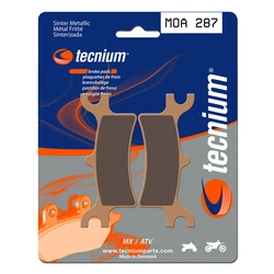 Plaquettes de frein TECNIUM MOA287 Métal fritté Plaquettes de frein TECNIUM MOA287 Métal fritté