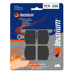 Plaquettes de frein TECNIUM MCR288 Métal Fritté Carbone Plaquettes de frein TECNIUM MCR288 Métal Fritté Carbone