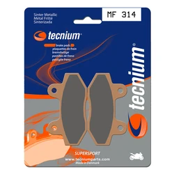 Plaquettes de frein TECNIUM MF314 Métal fritté Plaquettes de frein TECNIUM MF314 Métal fritté