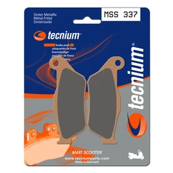 Plaquettes de frein TECNIUM MSS337 métal fritté. Plaquettes de frein TECNIUM MSS337 métal fritté.