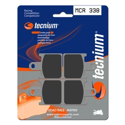 Plaquettes de frein TECNIUM MCR338 Métal Fritté Carbone Plaquettes de frein TECNIUM MCR338 Métal Fritté Carbone