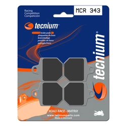 Plaquettes de frein TECNIUM MCR343 Métal Fritté Carbone Plaquettes de frein TECNIUM MCR343 Métal Fritté Carbone