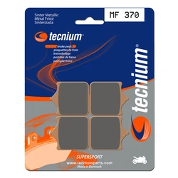 Plaquettes de frein TECNIUM MF370 Métal fritté Plaquettes de frein TECNIUM MF370 Métal fritté