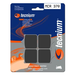 Plaquettes de frein TECNIUM MCR370 Métal Fritté Carbone Plaquettes de frein TECNIUM MCR370 Métal Fritté Carbone