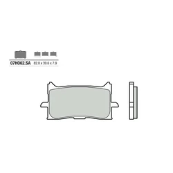 Plaquette de frein BREMBO type 07HO62 SA métal fritté Honda Africa Twin CRF1000L Plaquette de frein BREMBO type 07HO62 SA métal fritté Honda Africa Twin CRF1000L