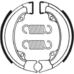 Machoires de frein Bendix BA011 Organique Machoires de frein Bendix BA011 Organique